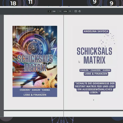 Schicksalsmatrix -Zahlen - Chakren - Karma